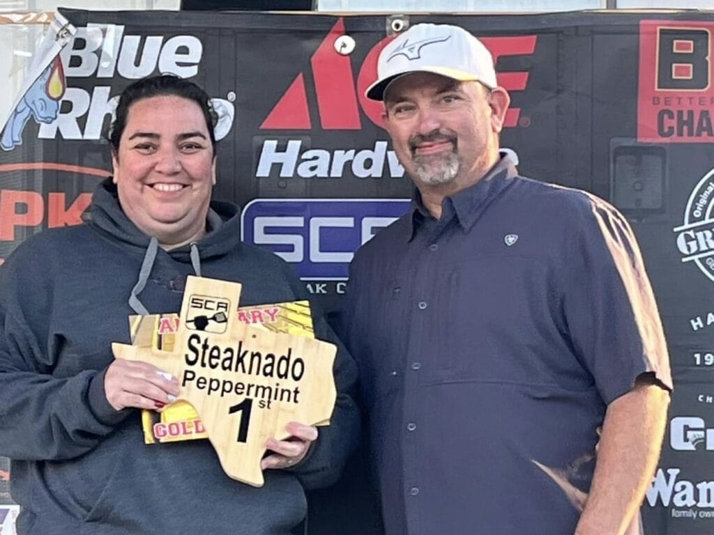 STS Triumphs with 22 Top-Ten Calls and Golden Tickets at Texas Steaknado State Championship 5 Roberta Smith 1st place winner and Golden Ticket.
