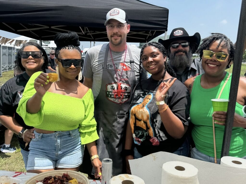 A Flavorful Partnership: STS and Data Projections at the Big Crawfish Bash 3 New STS fans