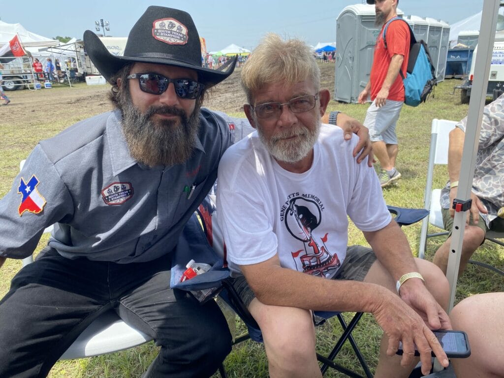 A Flavorful Partnership: STS and Data Projections at the Big Crawfish Bash 18 Alfred and Dan from STS