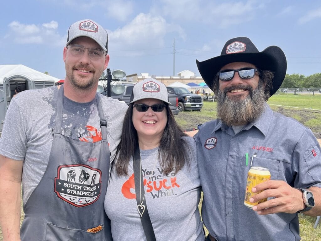 A Flavorful Partnership: STS and Data Projections at the Big Crawfish Bash 14 Greg, Carrie, and Alfred