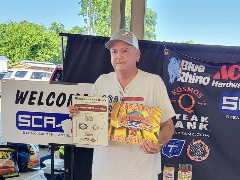 Randy Warren's Golden Ticket Win at Ribeyes on the River 7 Randy Warren Peanut Butter 1st Place